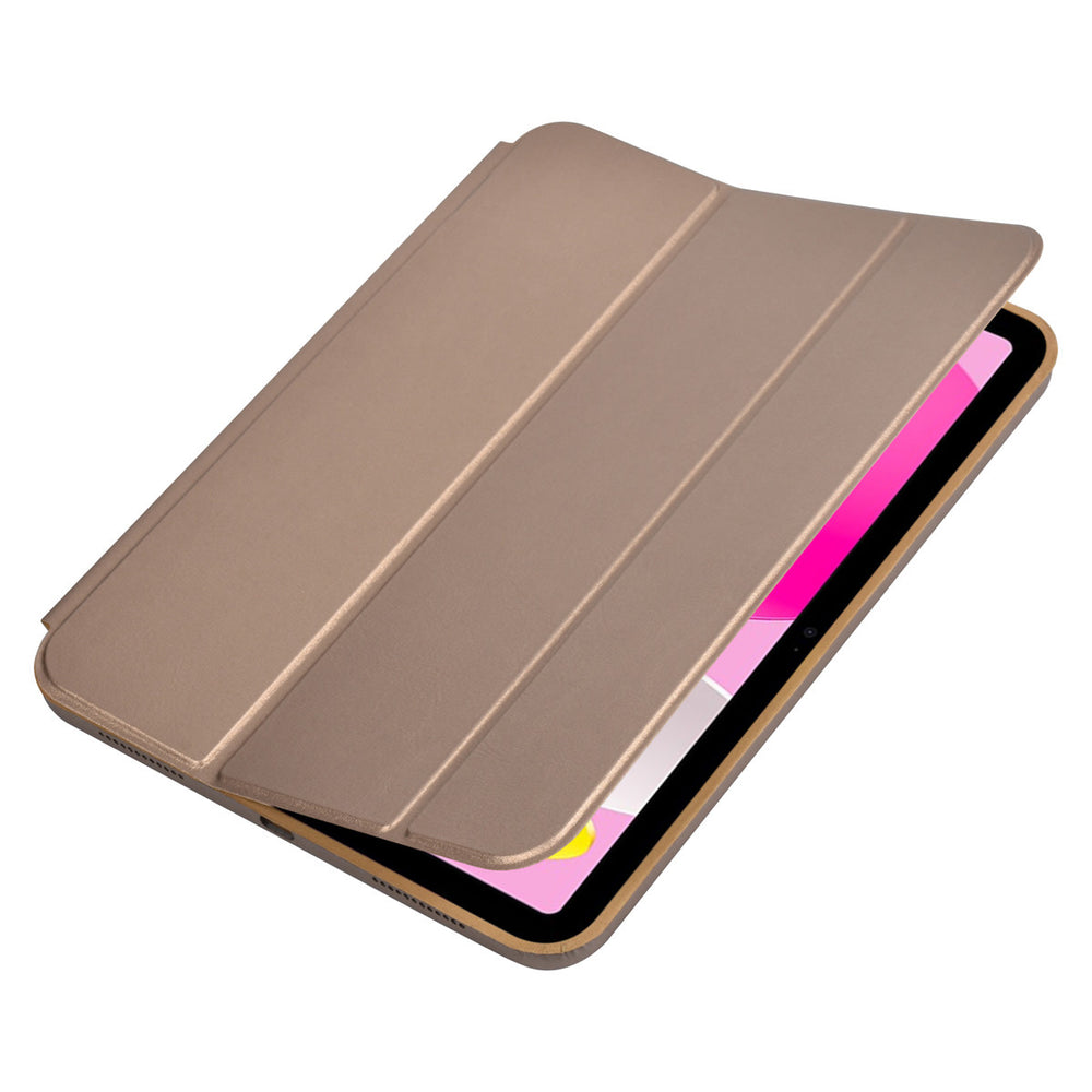 iPad 10.9 (2022) / iPad 11 2025 A16 / iPad 12 2026 A19 Book Case Tablet hoesje - Smart Case - Goud-Tablethoesjes-Ilumina Benelux