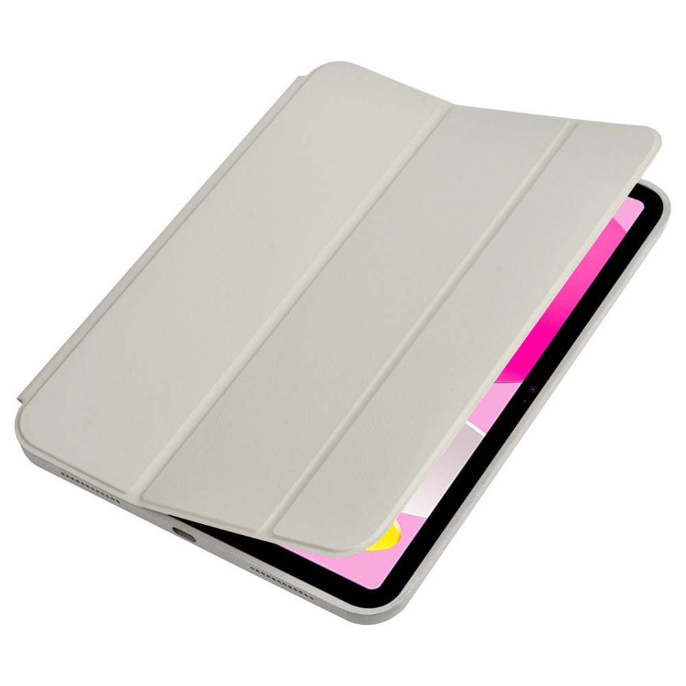 iPad 10.9 (2022) / iPad 11 2025 A16 / iPad 12 2026 A19 Book Case Tablet hoesje - Smart Case - Grijs-Tablethoesjes-Ilumina Benelux