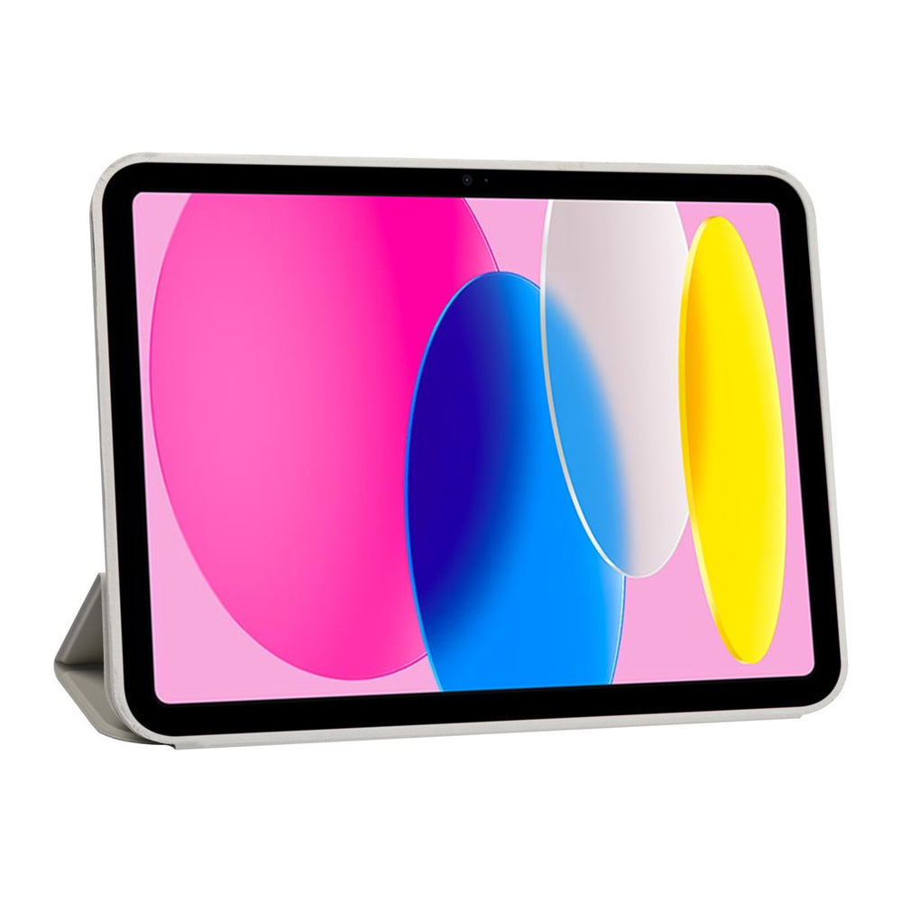 iPad 10.9 (2022) / iPad 11 2025 A16 / iPad 12 2026 A19 Book Case Tablet hoesje - Smart Case - Grijs-Tablethoesjes-Ilumina Benelux