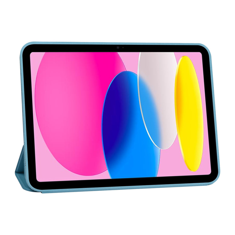 iPad 10.9 (2022) / iPad 11 2025 A16 / iPad 12 2026 A19 Book Case Tablet hoesje - Smart Case - LichtBlauw-Tablethoesjes-Ilumina Benelux