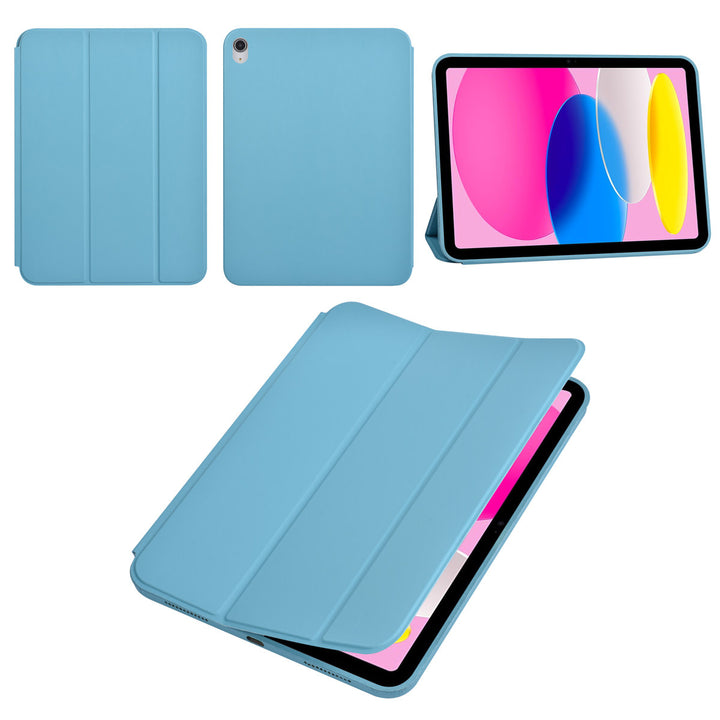 iPad 10.9 (2022) / iPad 11 2025 A16 / iPad 12 2026 A19 Book Case Tablet hoesje - Smart Case - LichtBlauw-Tablethoesjes-Ilumina Benelux