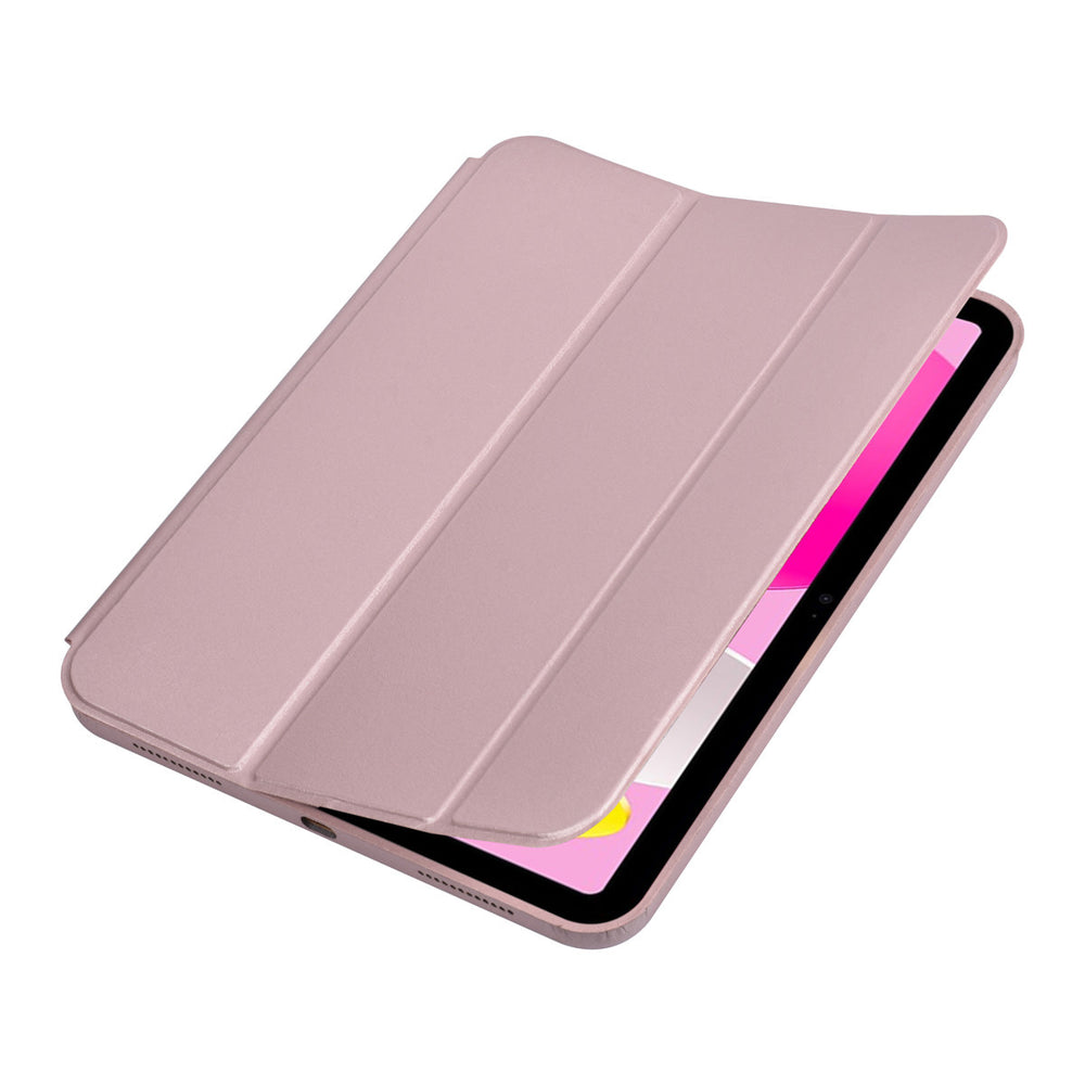 iPad 10.9 (2022) / iPad 11 2025 A16 / iPad 12 2026 A19 Book Case Tablet hoesje - Smart Case - Rose Gold-Tablethoesjes-Ilumina Benelux