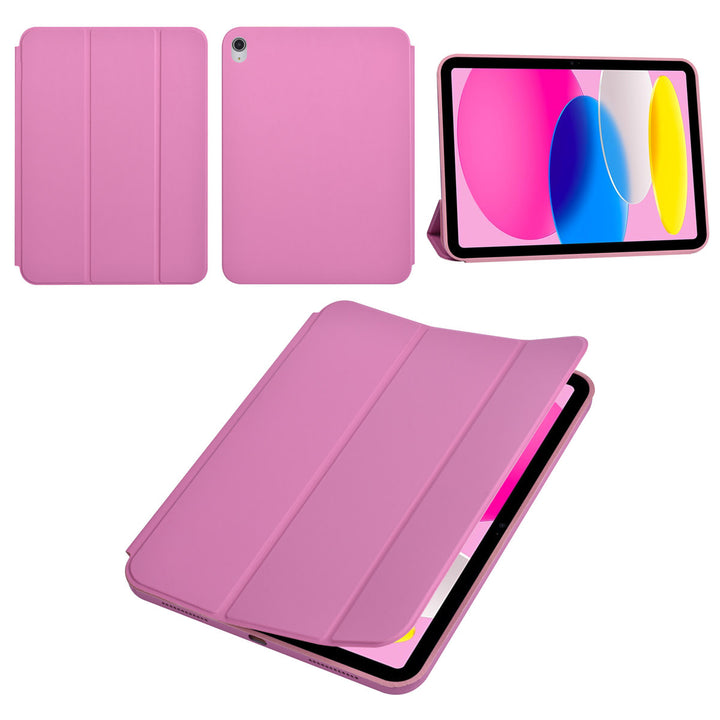 iPad 10.9 (2022) / iPad 11 2025 A16 / iPad 12 2026 A19 Book Case Tablet hoesje - Smart Case - Roze-Tablethoesjes-Ilumina Benelux