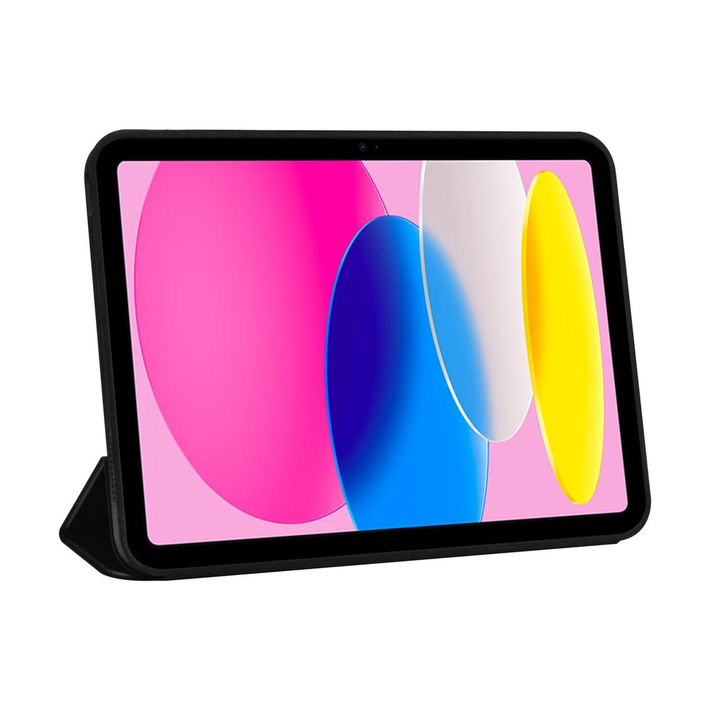 iPad 10.9 (2022) / iPad 11 2025 A16 / iPad 12 2026 A19 Book Case Tablet hoesje - Smart Case - Zwart-Tablethoesjes-Ilumina Benelux