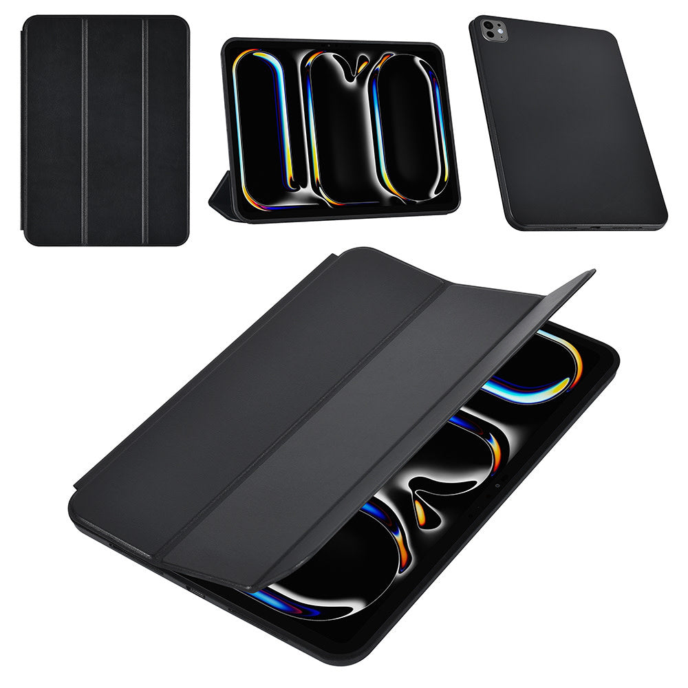 iPad Pro 11 (2024/2025) Book Case Tablethoes - Smart Case - Zwart-Tablethoesjes-Ilumina Benelux