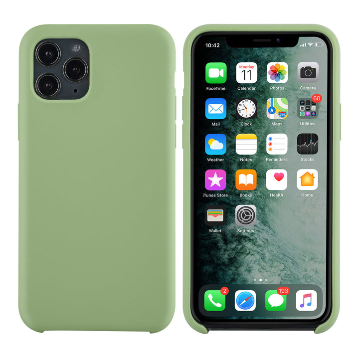 Apple iPhone 11 Pro Licht groen Backcover hoesje - silicone-Hoesjes-Ilumina Benelux