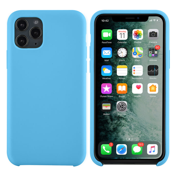Apple iPhone 11 Pro Lichtblauw Backcover hoesje - silicone-Hoesjes-Ilumina Benelux