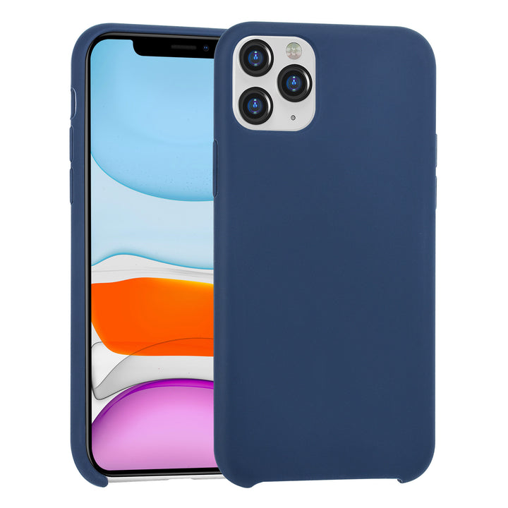 Apple iPhone 11 Pro Max Blauw Backcover hoesje Soft Touch-Hoesjes-Ilumina Benelux