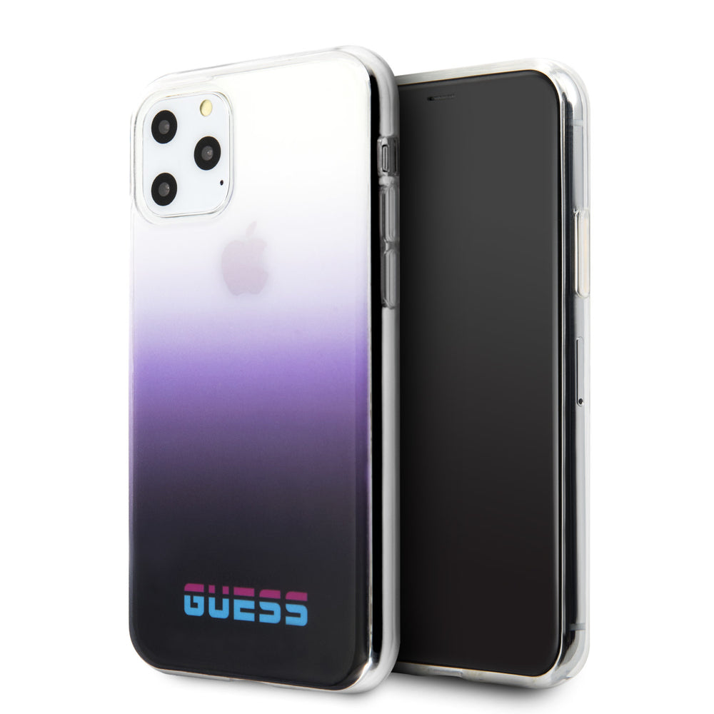 Apple iPhone 11 Pro Max Paars Guess Backcover hoesje Gradient - California - GUHCN65DGCPI-Hoesjes-Ilumina Benelux