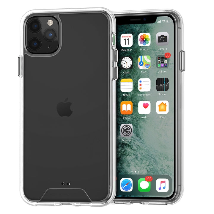 Apple iPhone 11 Pro Max Transparant Backcover hoesje - silicone-Hoesjes-Ilumina Benelux