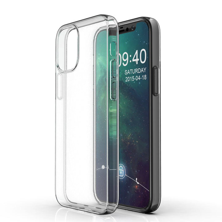 Apple iPhone 12 Mini Transparant Backcover hoesje - TPU-Hoesjes-Ilumina Benelux