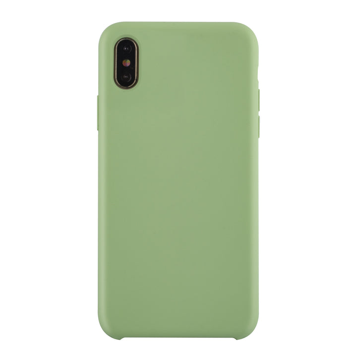 Apple iPhone Xs Max Licht groen Backcover hoesje - silicone-Hoesjes-Ilumina Benelux