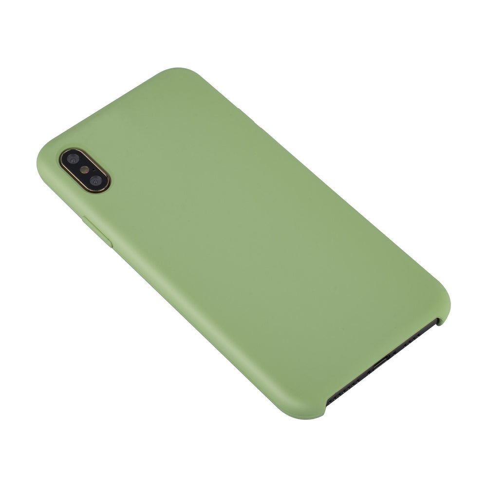 Apple iPhone Xs Max Licht groen Backcover hoesje - silicone-Hoesjes-Ilumina Benelux