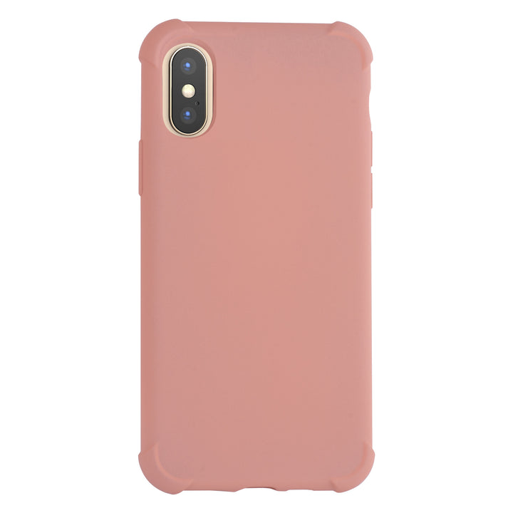 Apple iPhone Xs Max Roze Backcover hoesje - silicone-Hoesjes-Ilumina Benelux