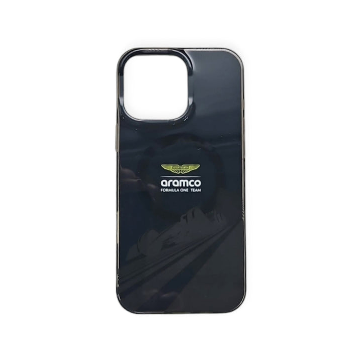 Aston Martin iPhone 16 Pro Backcover hoesje - Magsafe - IML F1 Car - Zwart-Hoesjes-Ilumina Benelux