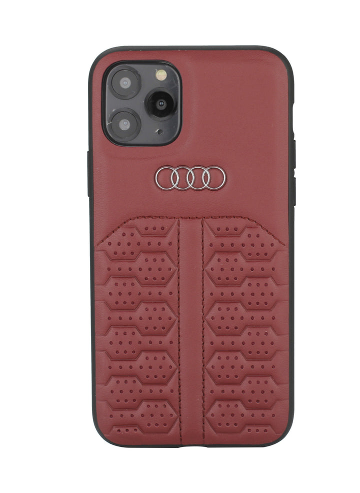 Audi Apple iPhone 12 Mini Merlot Backcover hoesje A6 Serie - Genuine Leather-Hoesjes-Ilumina Benelux
