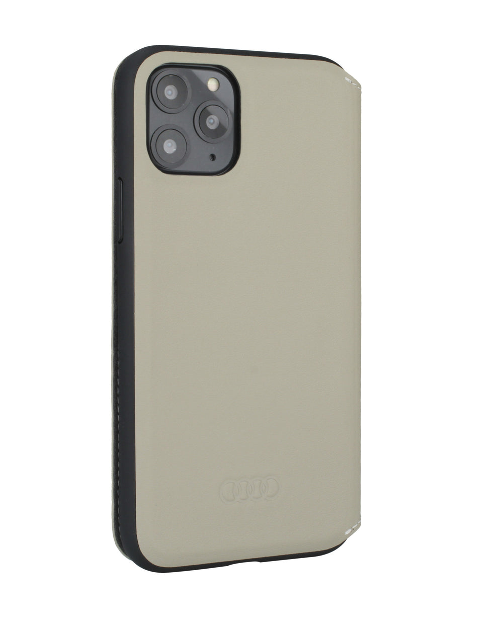 Audi hoesje - Beige - iPhone 12 Mini - Book Case - A6 Serie - Genuine Leather-Hoesjes-Ilumina Benelux