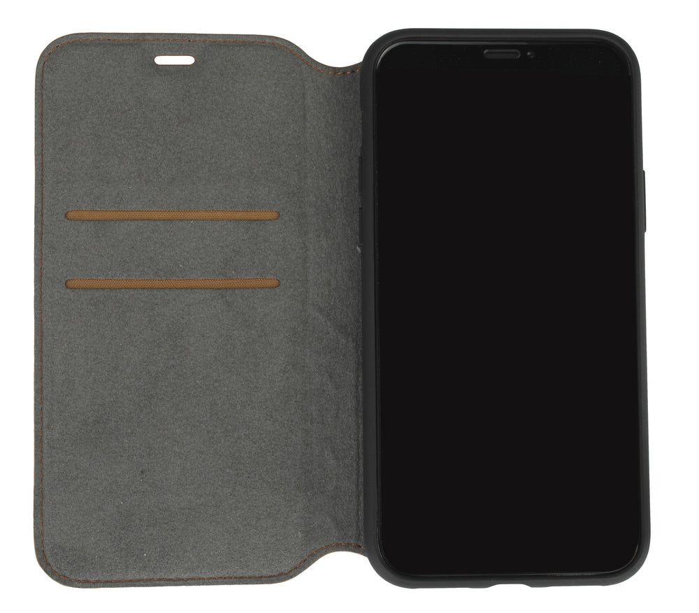 Audi hoesje - Bruin - iPhone 12 - 12 Pro - Book Case - A6 Serie - Genuine Leather-Hoesjes-Ilumina Benelux