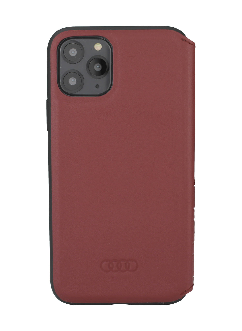 Audi hoesje - Merlot - iPhone 12 - 12 Pro - Book Case - A6 Serie - Genuine Leather-Hoesjes-Ilumina Benelux
