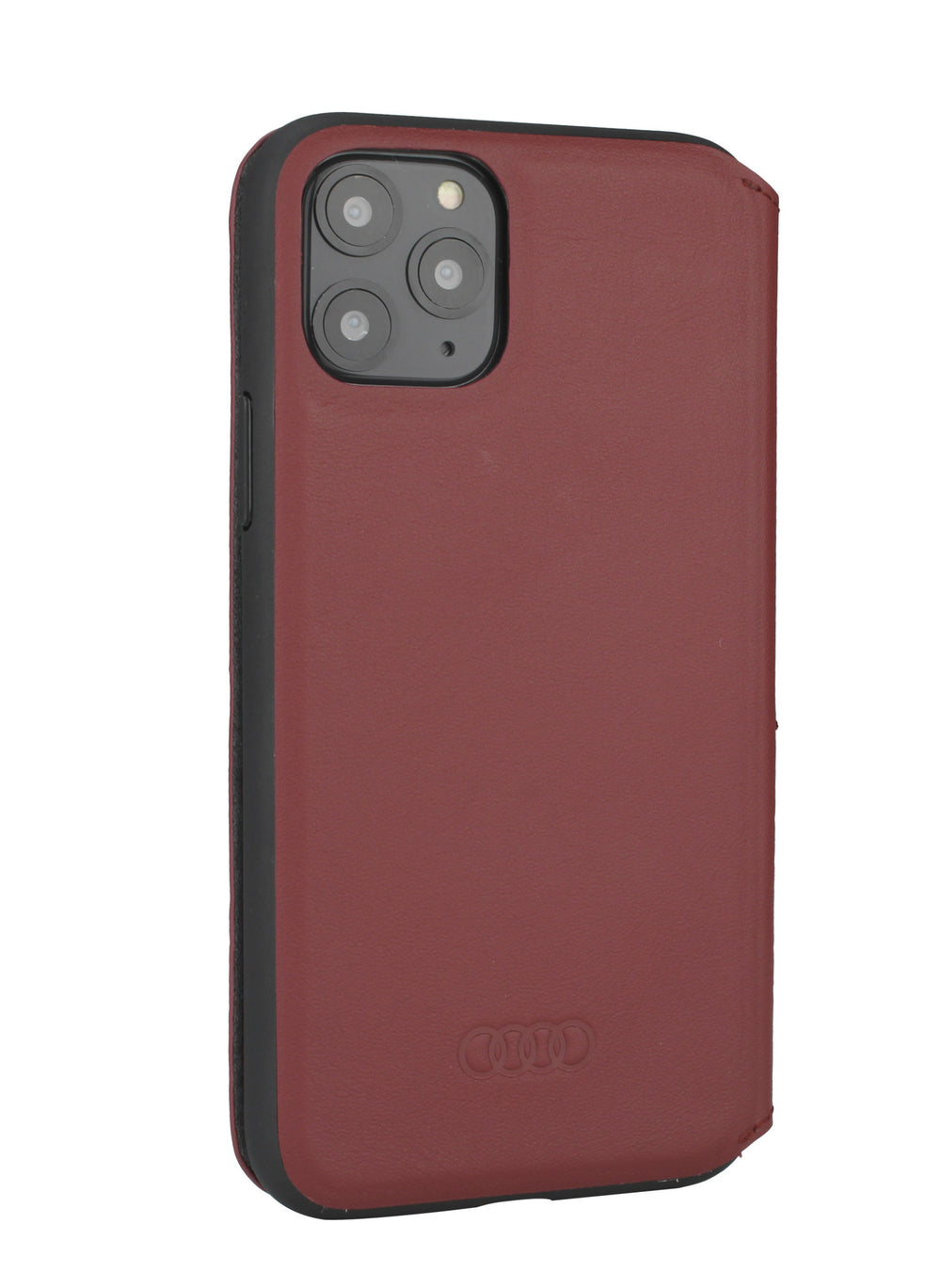 Audi hoesje - Merlot - iPhone 12 - 12 Pro - Book Case - A6 Serie - Genuine Leather-Hoesjes-Ilumina Benelux