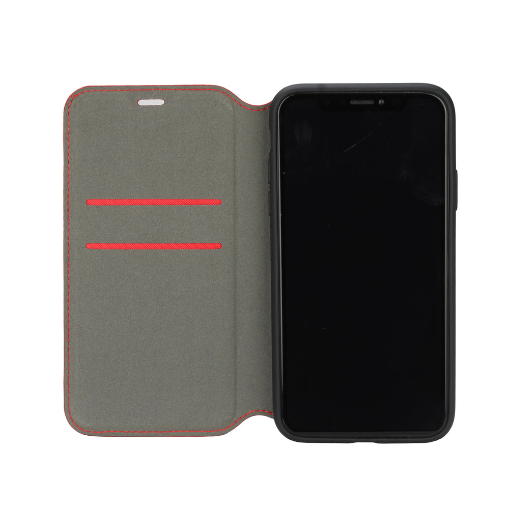 Audi hoesje - Rood - iPhone X-Xs - Book Case - TT Serie-Hoesjes-Ilumina Benelux