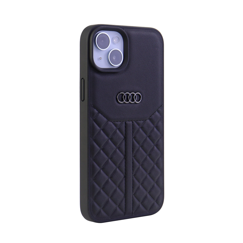 Audi iPhone 15 & 14 Plus Hardcase hoesje - Q8 Serie - Zwart-Hoesjes-Ilumina Benelux