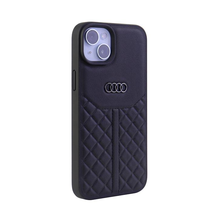 Audi iPhone 15 & 14 Plus Hardcase hoesje - Q8 Serie - Zwart-Hoesjes-Ilumina Benelux