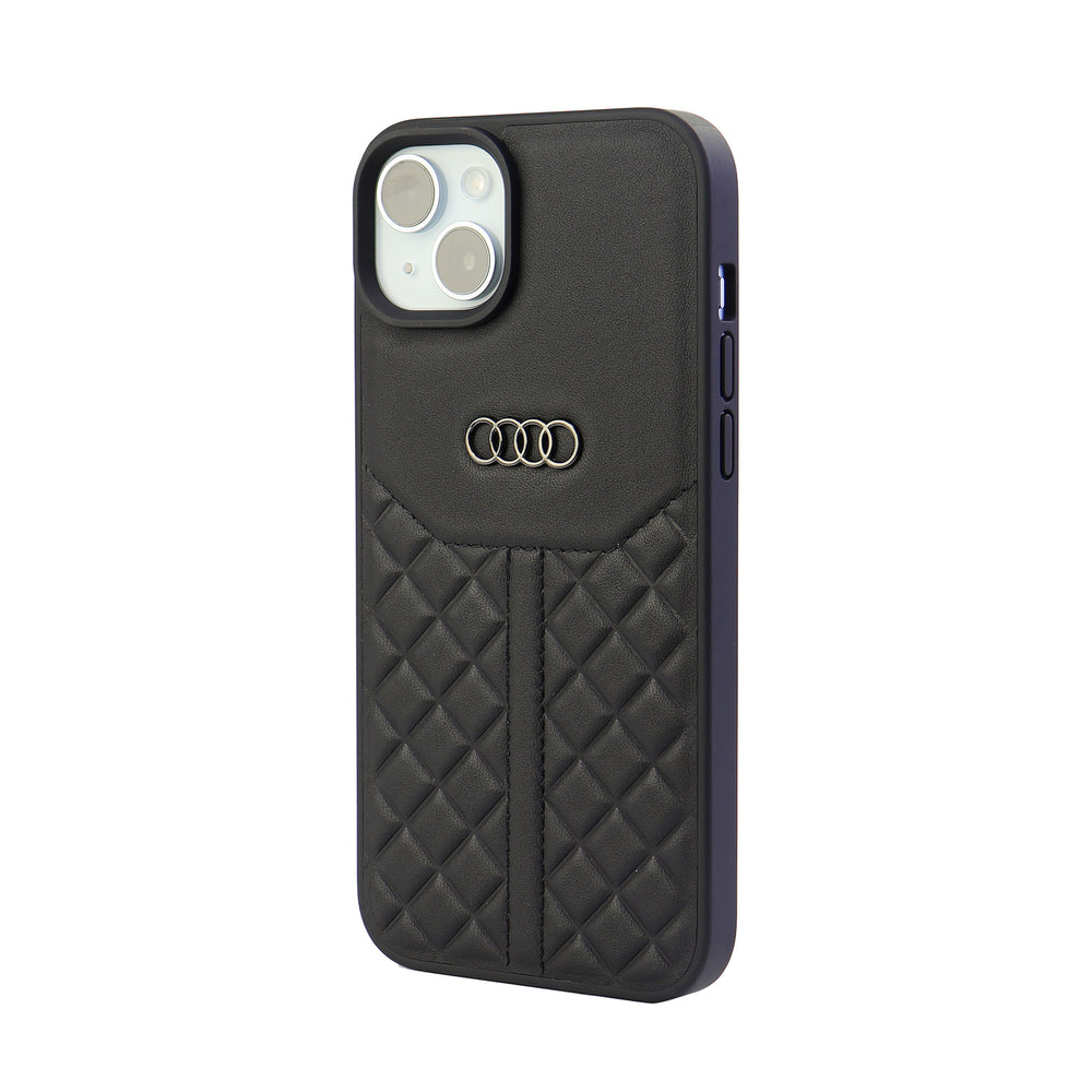 Audi iPhone 15 & 14 Plus Hardcase hoesje - Q8 Serie - Zwart-Hoesjes-Ilumina Benelux