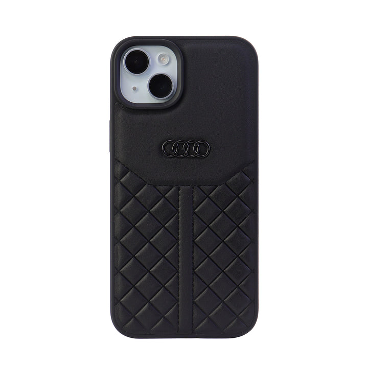 Audi iPhone 15 & 14 Plus Hardcase hoesje - Q8 Serie - Zwart-Hoesjes-Ilumina Benelux