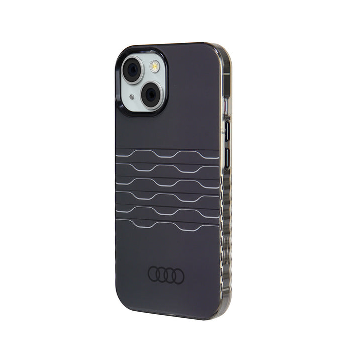Audi iPhone 15 Back Cover hoesje IML - met magsafe - Zwart-Hoesjes-Ilumina Benelux