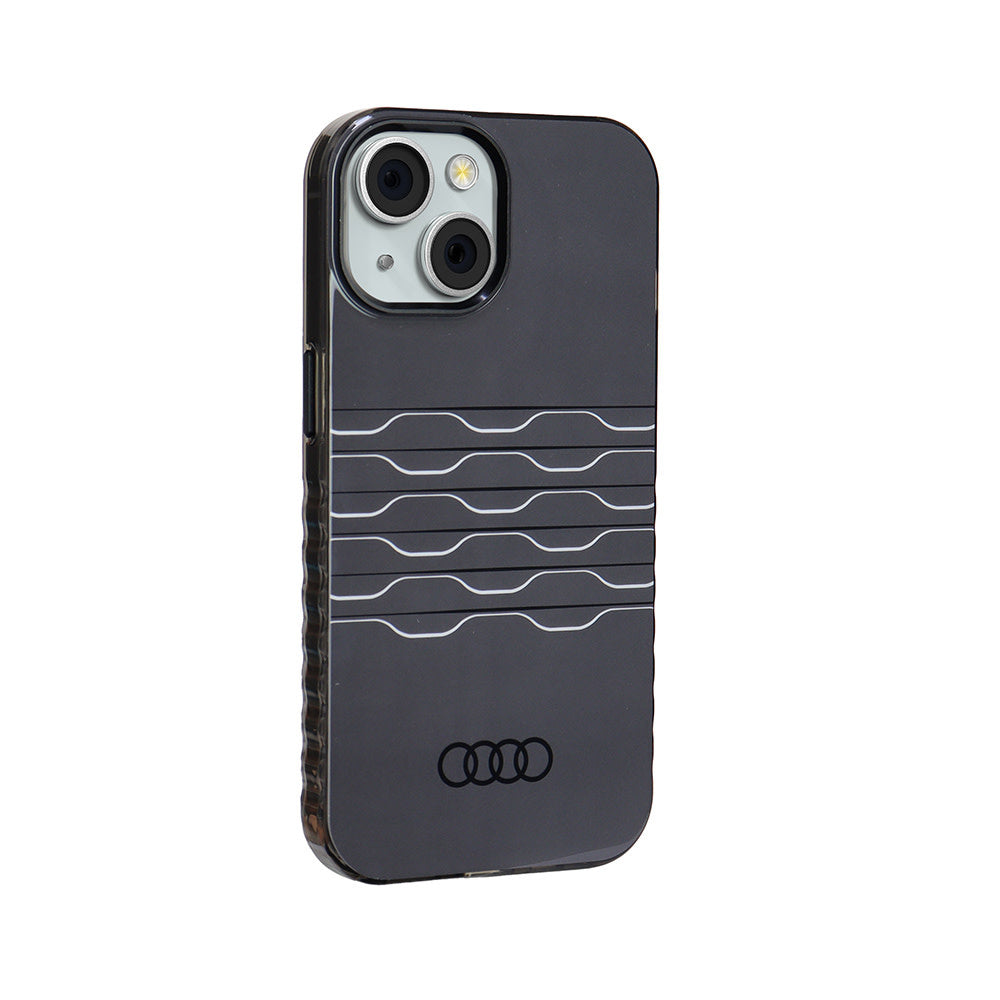 Audi iPhone 15 Back Cover hoesje IML - met magsafe - Zwart-Hoesjes-Ilumina Benelux