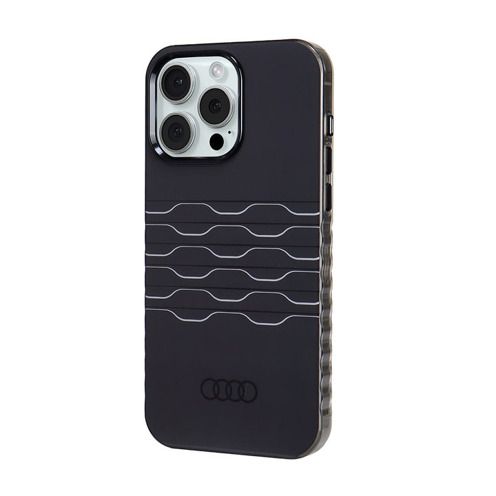 Audi iPhone 15 Pro Max Back Cover hoesje IML case - magsafe - Zwart-Hoesjes-Ilumina Benelux