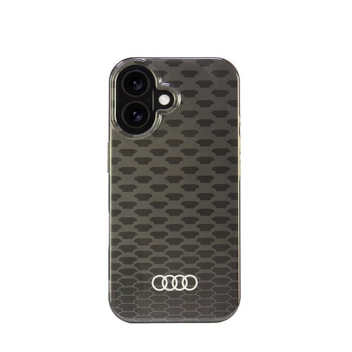 Audi iPhone 16 Back Cover hoesje IML - met magsafe - Zwart-Hoesjes-Ilumina Benelux