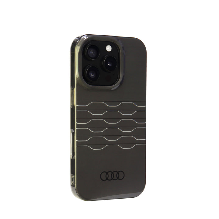 Audi iPhone 16 Pro Backcover hoesje IML A6 - Zwart-Hoesjes-Ilumina Benelux
