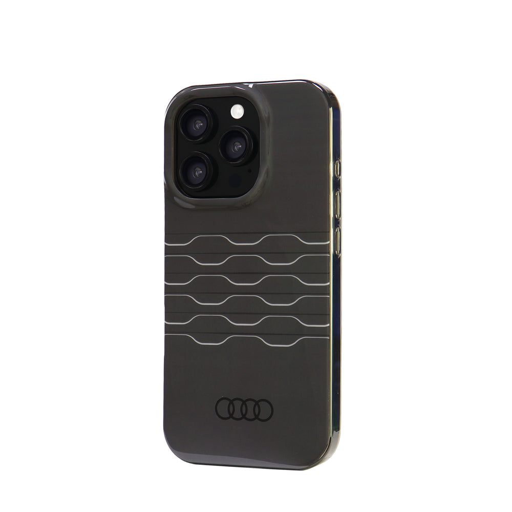Audi iPhone 16 Pro Backcover hoesje IML A6 - Zwart-Hoesjes-Ilumina Benelux