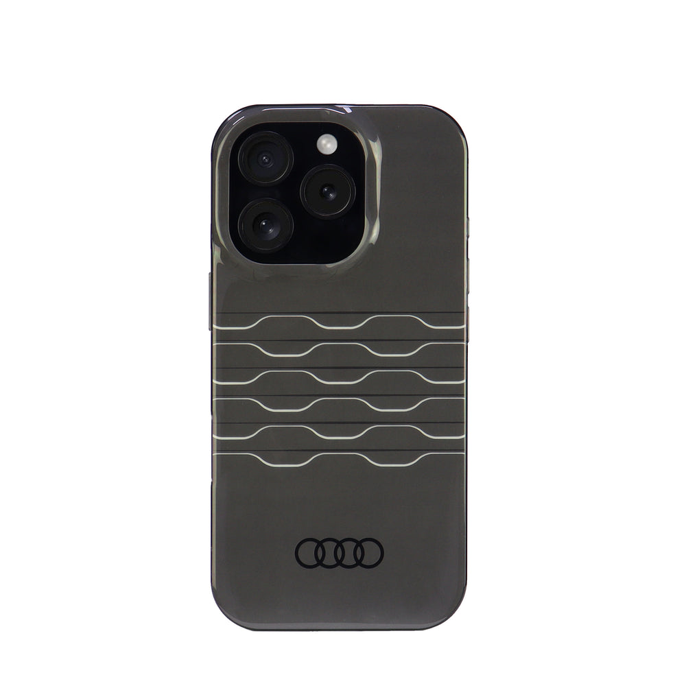 Audi iPhone 16 Pro Backcover hoesje IML A6 - Zwart-Hoesjes-Ilumina Benelux