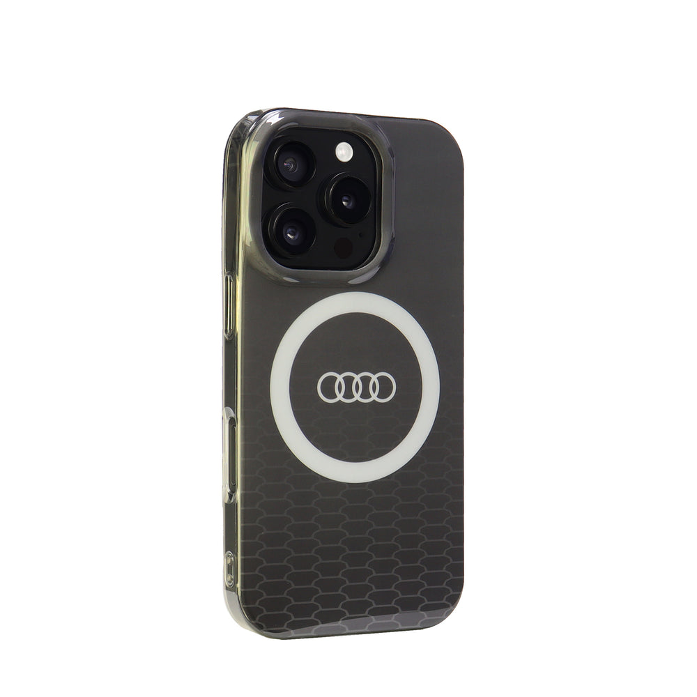 Audi iPhone 16 Pro Backcover hoesje IML Q5 - Zwart-Hoesjes-Ilumina Benelux