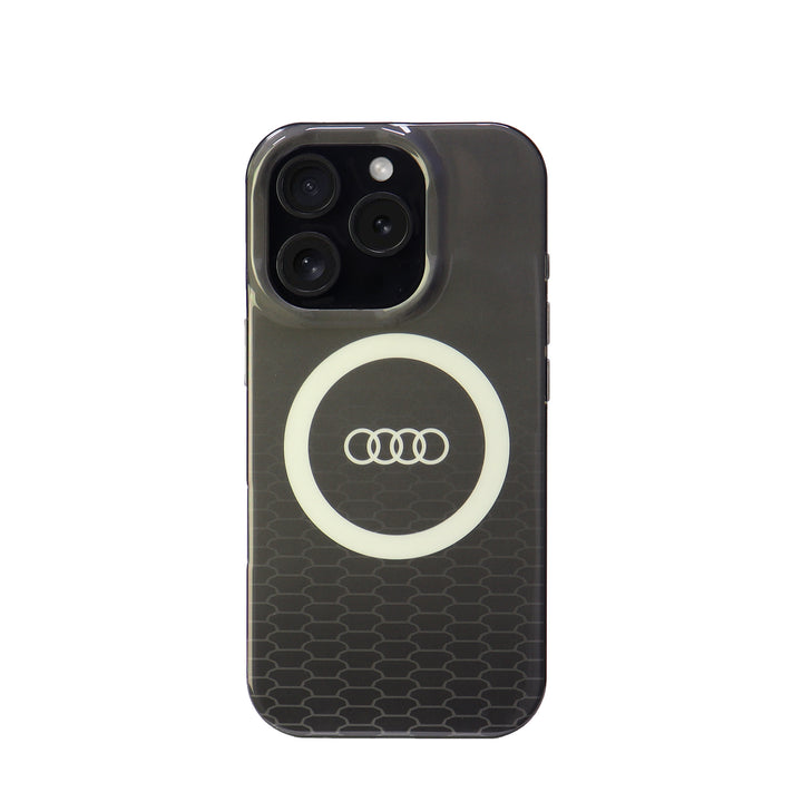 Audi iPhone 16 Pro Backcover hoesje IML Q5 - Zwart-Hoesjes-Ilumina Benelux