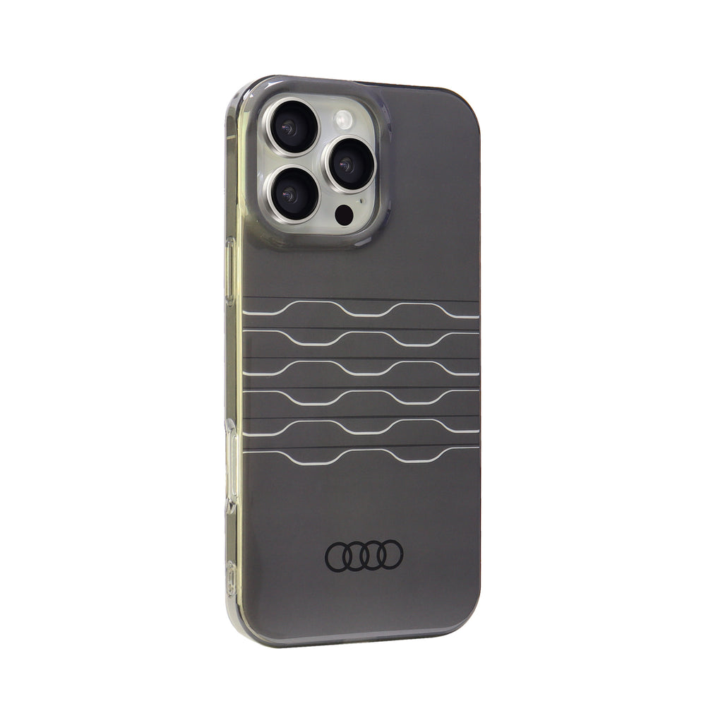 Audi iPhone 16 Pro Max Backcover hoesje IML A6 - Zwart-Hoesjes-Ilumina Benelux