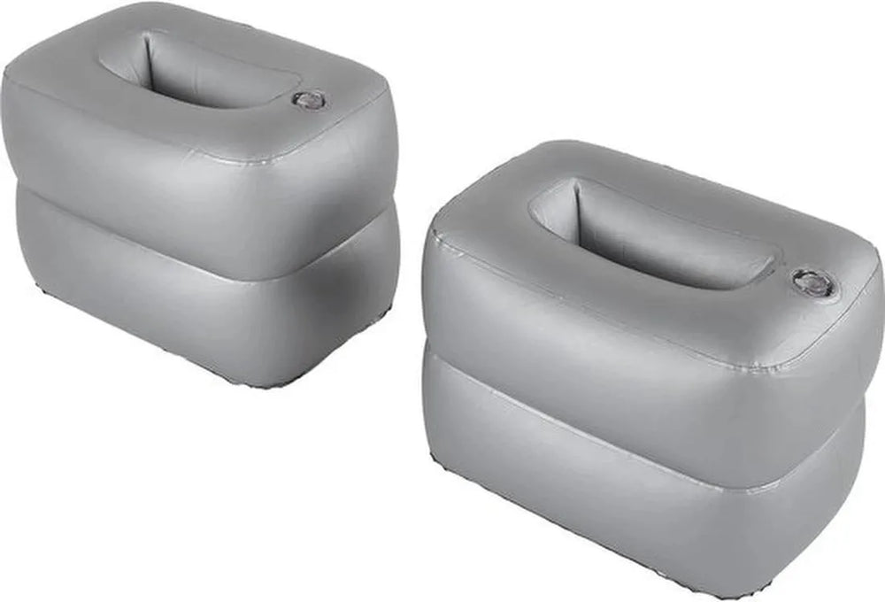 Auto luchtbed – Opblaasbaar achterbank matras – Incl. kussens – Ideaal voor reizen & camping – Grijs-Luchtbed (camping)-Ilumina Benelux