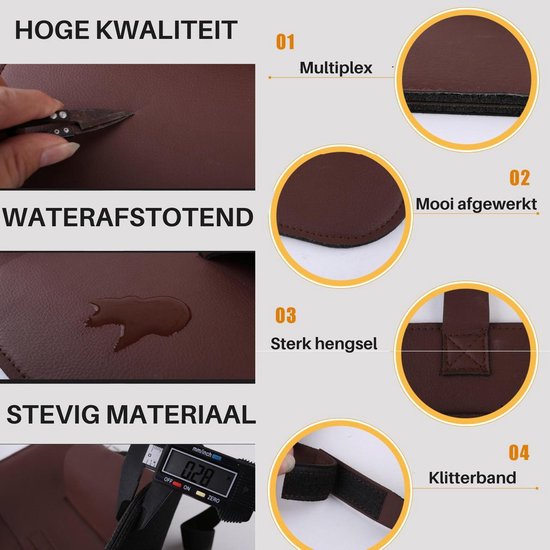 Autostoel organizer – Carseat organiser met tablethouder – Auto tafeltje – Bekerhouder – Tissue & paraplu houder – Zwart-Ilumina Benelux