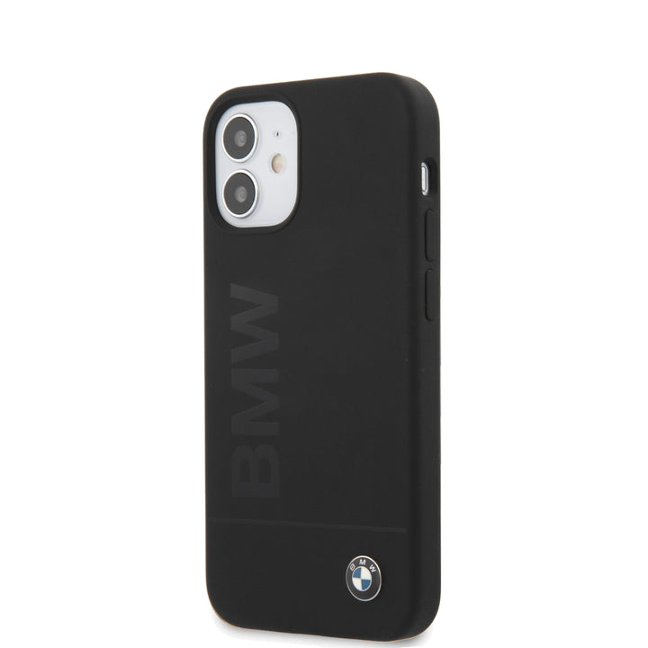 BMW Apple iPhone 12 Mini Backcover hoesje Zwart - Big Logo-Hoesjes-Ilumina Benelux