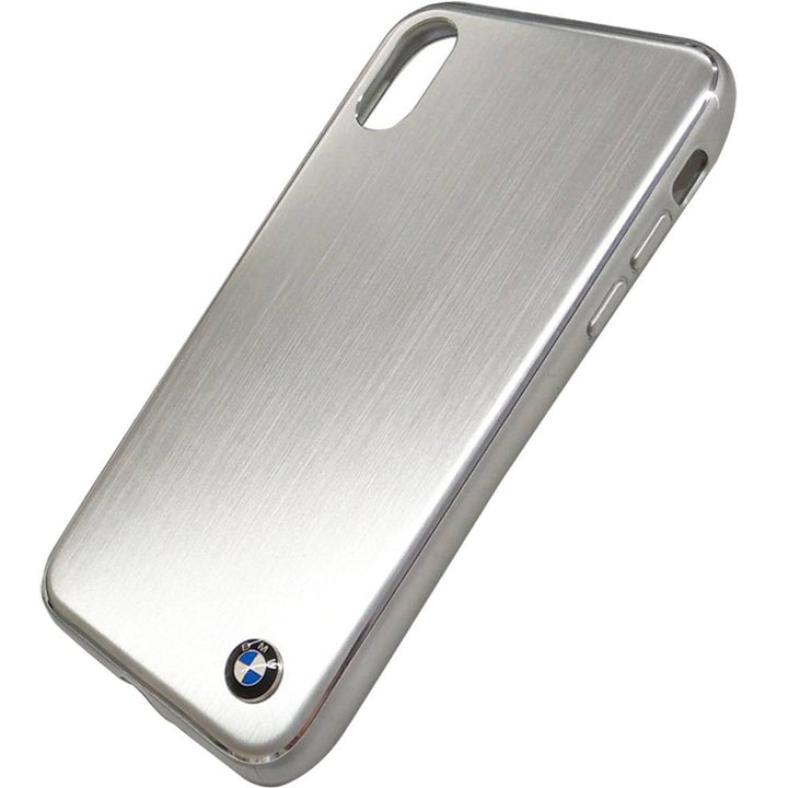 BMW Backcover voor Apple iPhone X-Xs - Zilver-Hoesjes-Ilumina Benelux