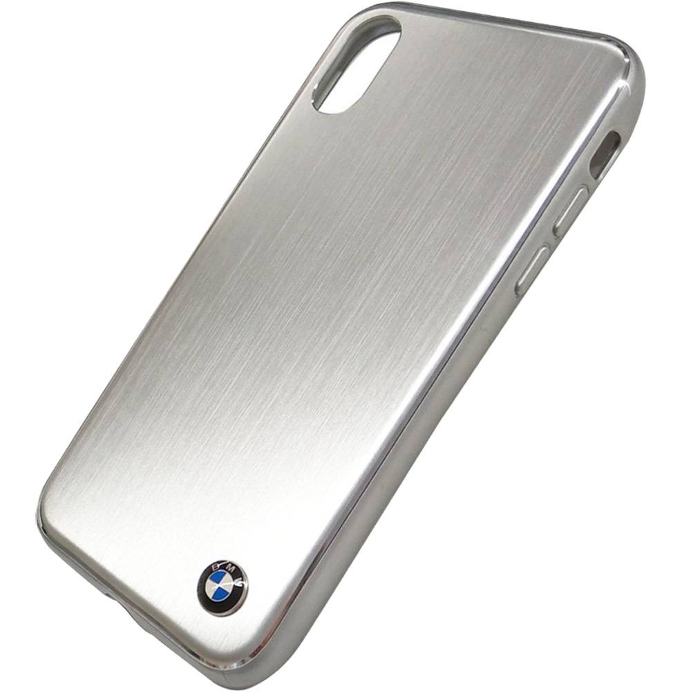BMW Backcover voor Apple iPhone X-Xs - Zilver-Hoesjes-Ilumina Benelux
