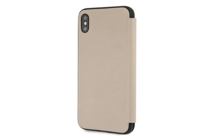 BMW Beige iPhone Xs Max - Book Case - Stijlvol - Leer - Met pashouder-Hoesjes-Ilumina Benelux