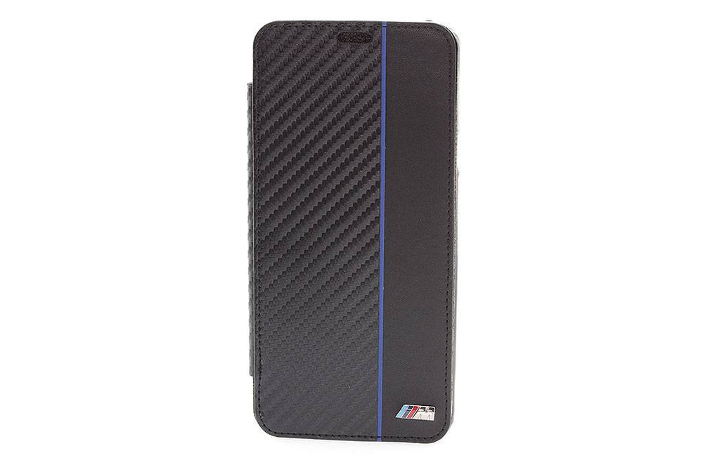 BMW Blauw Galaxy S9 Plus - Book Case - Carbon-siliconen - M Sport-Hoesjes-Ilumina Benelux