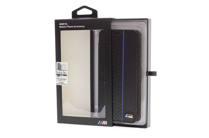 BMW Blauw Galaxy S9 Plus - Book Case - Carbon-siliconen - M Sport-Hoesjes-Ilumina Benelux
