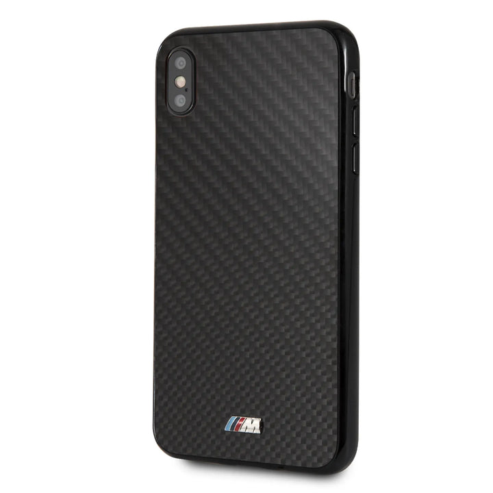 BMW backcover hoesje Carbon Inspiration Apple iPhone XS Max Zwart - Hard Case - TPU-Hoesjes-Ilumina Benelux