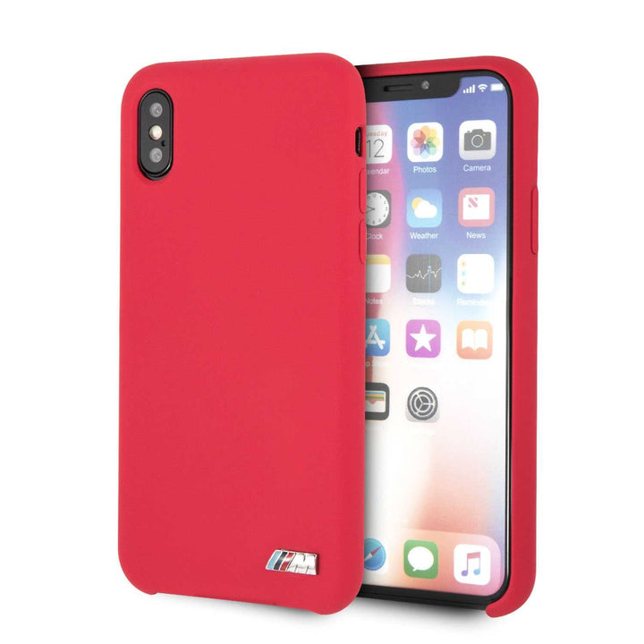BMW backcover hoesje Logo M Apple iPhone XS Max Rood - Hard Case - TPU-Hoesjes-Ilumina Benelux