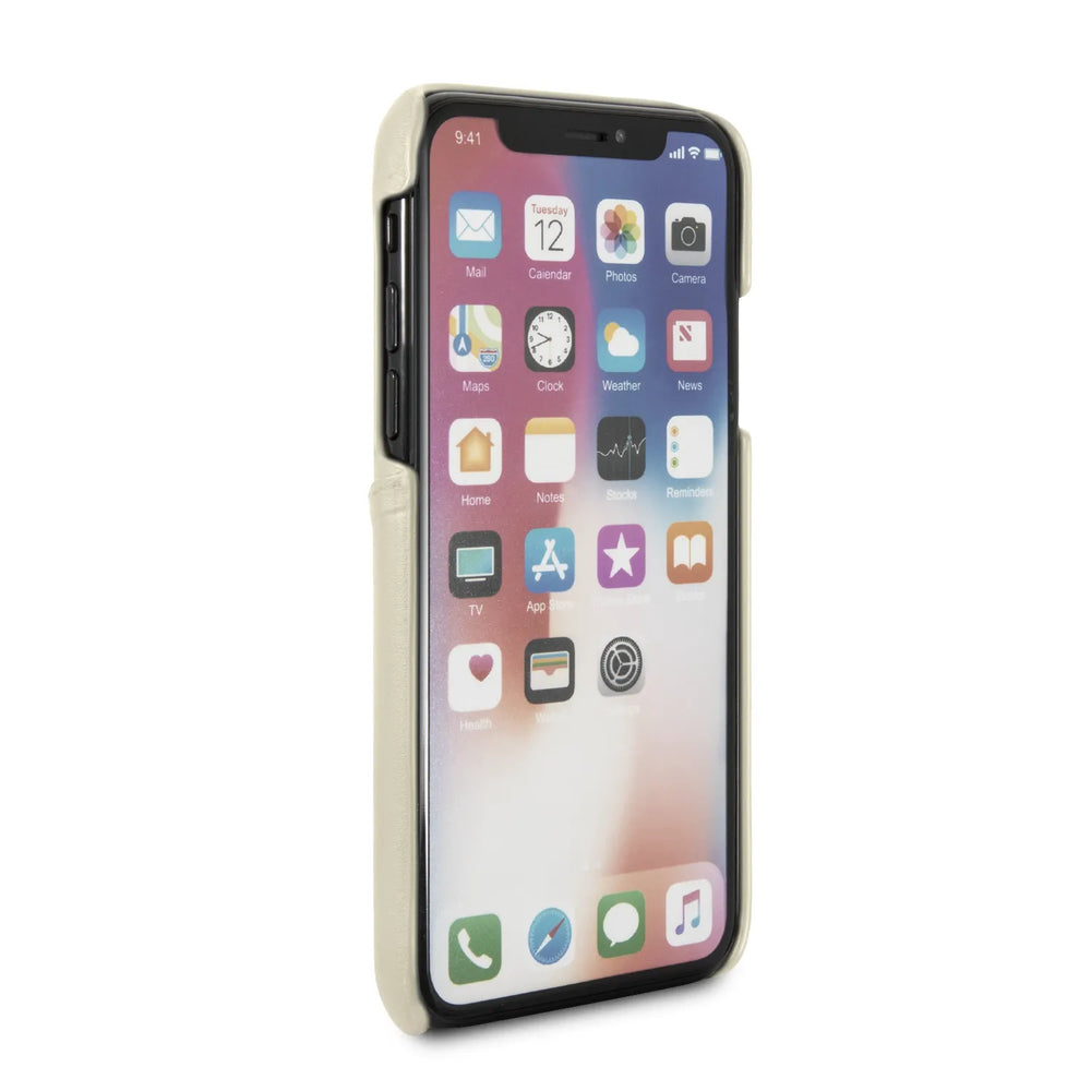 BMW backcover voor Apple iPhone X-Xs - Taupe-Hoesjes-Ilumina Benelux